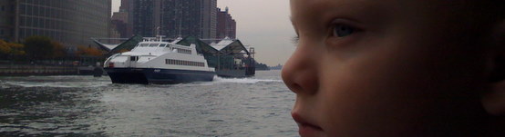 Lance on NY Waterway Ferry